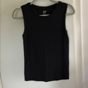 GAP Black Fitted Tank Top
